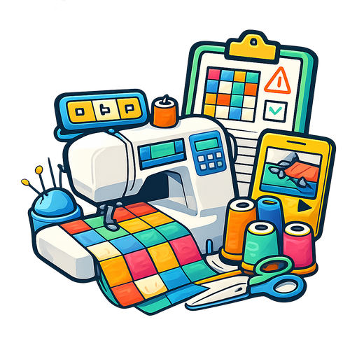 ⁠Machine Quilting Workflow Guide